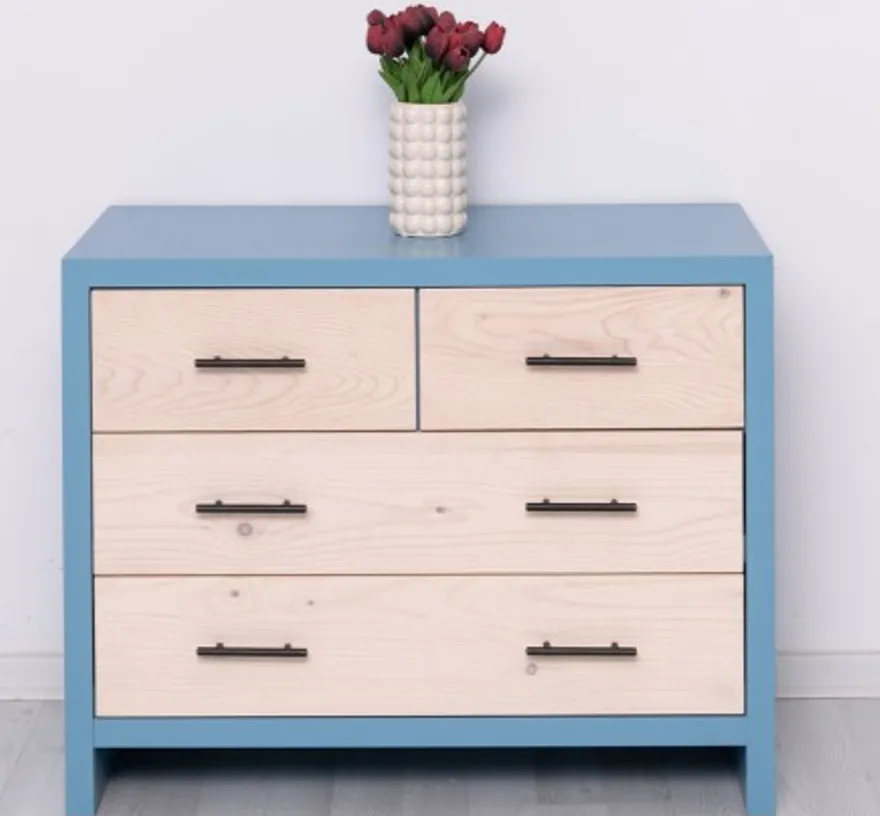 Casa Padrino Kommode im Landhausstil mit 4 Schubladen, 100 x 50 x 79 cm