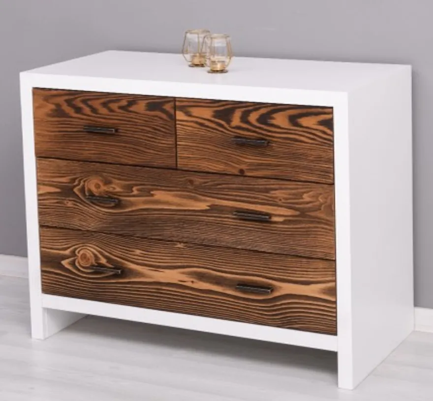 Casa Padrino Kommode im Landhausstil mit 4 Schubladen, 100 x 50 x 79 cm