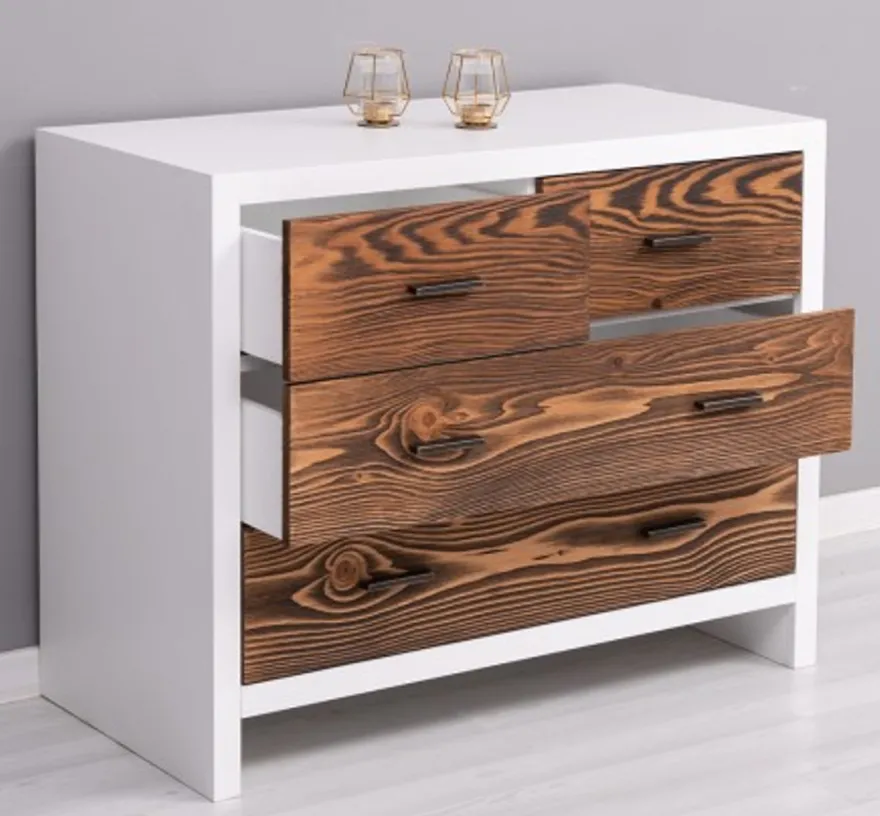 Casa Padrino Kommode im Landhausstil mit 4 Schubladen, 100 x 50 x 79 cm