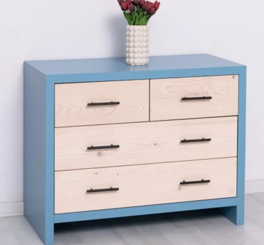 Casa Padrino Kommode im Landhausstil mit 4 Schubladen, 100 x 50 x 79 cm