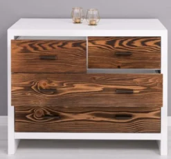 Casa Padrino Kommode im Landhausstil mit 4 Schubladen, 100 x 50 x 79 cm