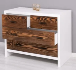 Casa Padrino Kommode im Landhausstil mit 4 Schubladen, 100 x 50 x 79 cm