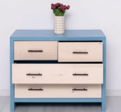 Casa Padrino Kommode im Landhausstil mit 4 Schubladen, 100 x 50 x 79 cm