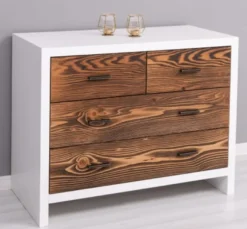 Casa Padrino Kommode im Landhausstil mit 4 Schubladen, 100 x 50 x 79 cm