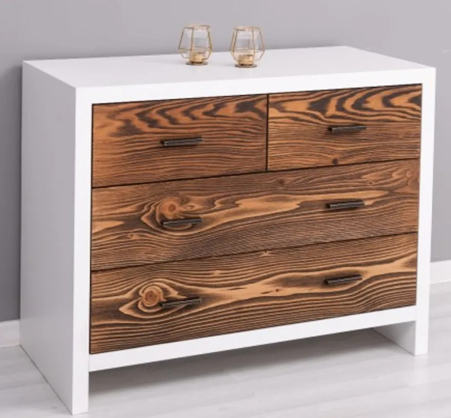Casa Padrino Kommode im Landhausstil mit 4 Schubladen, 100 x 50 x 79 cm