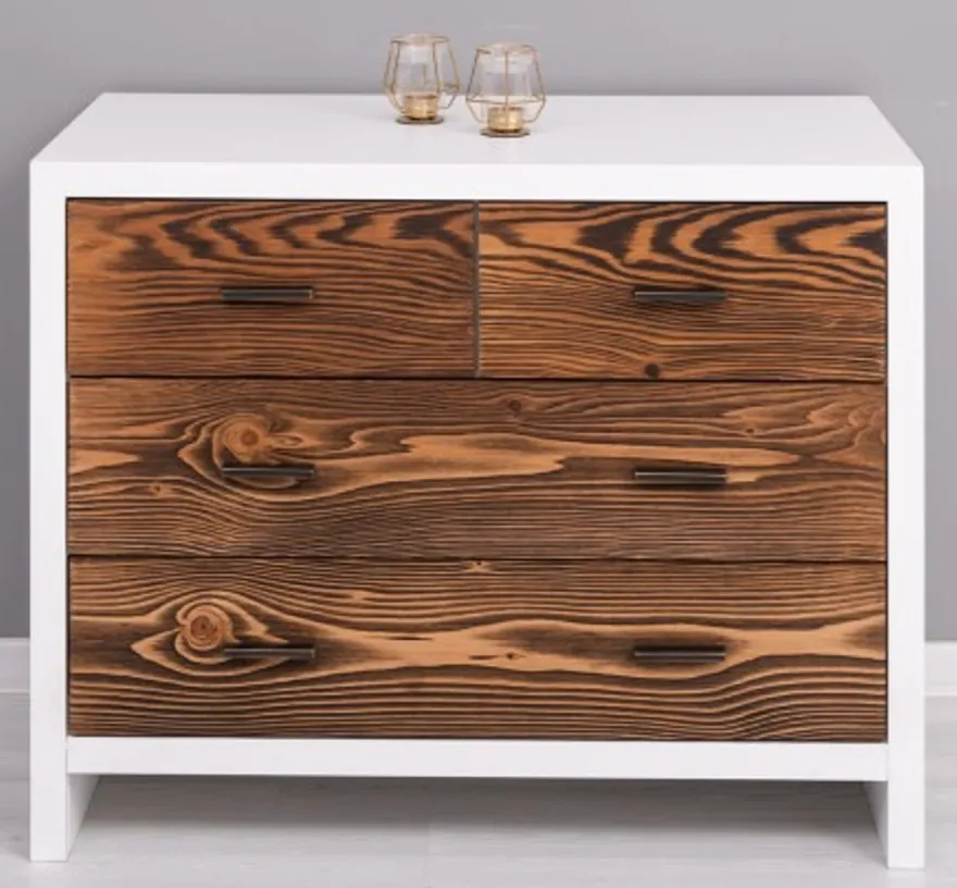 Casa Padrino Kommode im Landhausstil mit 4 Schubladen, 100 x 50 x 79 cm