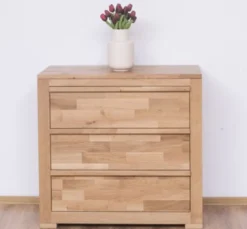 Casa Padrino Kommode im Landhausstil mit 3 Schubladen, 95 x 50 x 90 cm