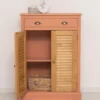 Casa Padrino Kommode im Landhausstil mit 2 Türen und 1 Schublade, 85 x 37 x 120 cm