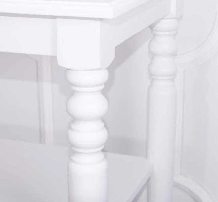 Casa Padrino Konsole im Landhausstil mit 1 Ablage, 180 x 60 x 89 cm