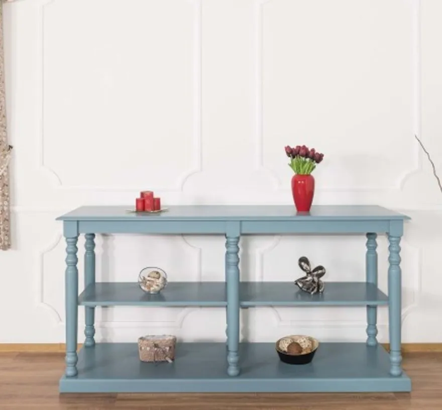 Casa Padrino Konsole im Landhausstil mit 1 Ablage, 180 x 60 x 89 cm