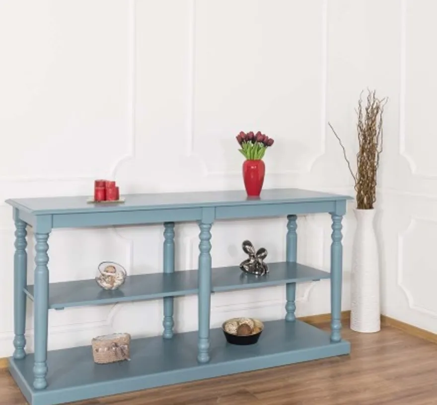 Casa Padrino Konsole im Landhausstil mit 1 Ablage, 180 x 60 x 89 cm