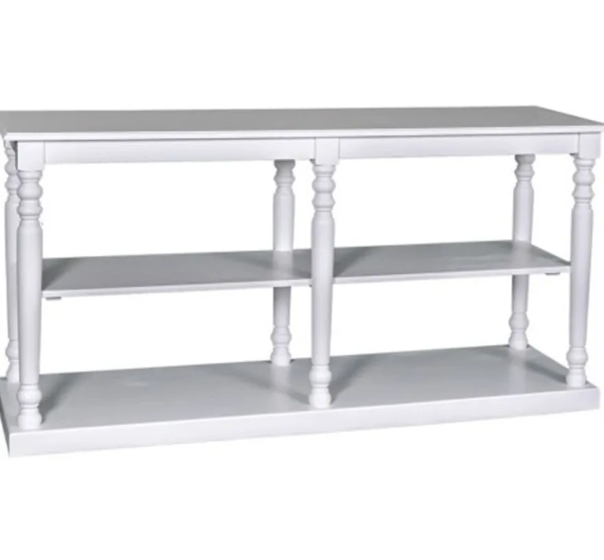 Casa Padrino Konsole im Landhausstil mit 1 Ablage, 180 x 60 x 89 cm