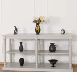 Casa Padrino Konsole im Landhausstil mit 1 Ablage, 180 x 60 x 89 cm