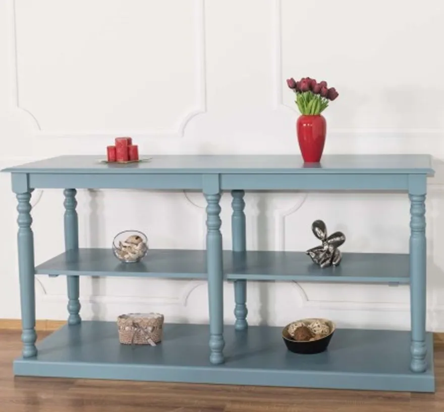 Casa Padrino Konsole im Landhausstil mit 1 Ablage, 180 x 60 x 89 cm