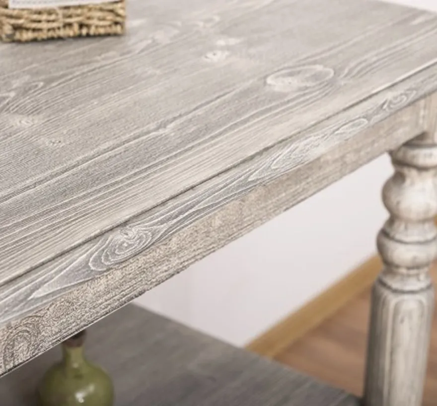 Casa Padrino Konsole im Landhausstil mit 1 Ablage, 110 x 60 x 89 cm