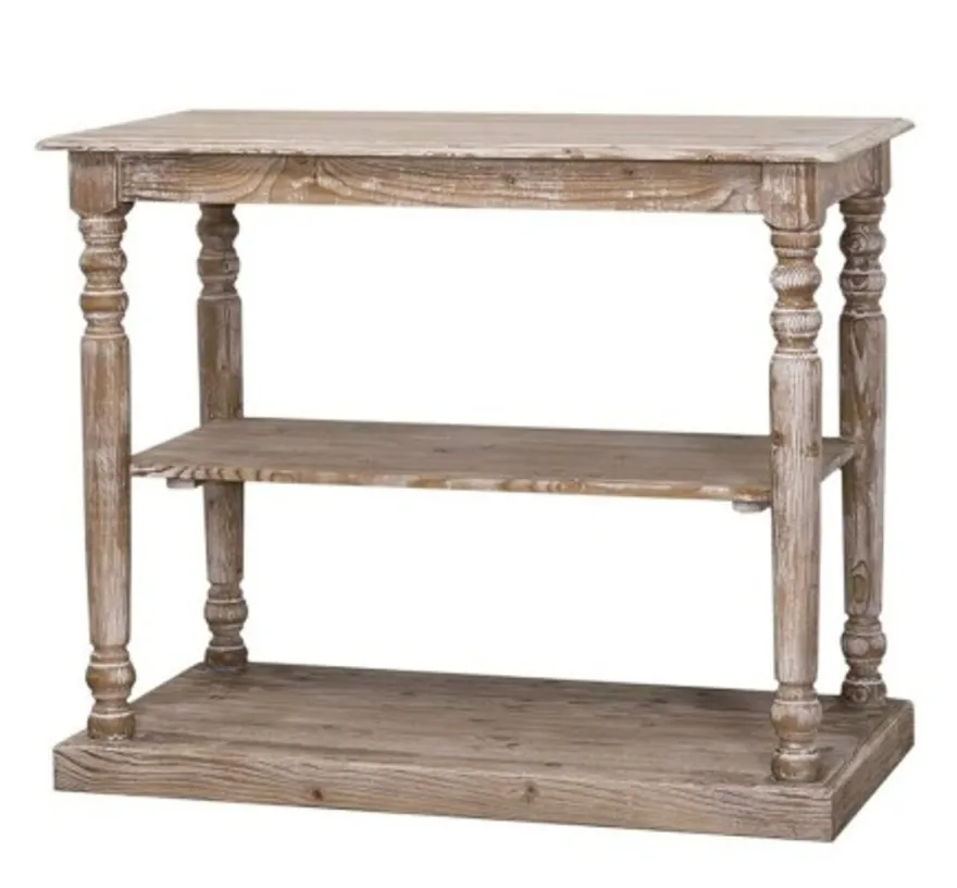 Casa Padrino Konsole im Landhausstil mit 1 Ablage, 110 x 60 x 89 cm