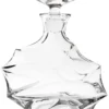 Casa Padrino Kristallglas Whisky Set - 5-teilig mit Karaffe und 4 Gläsern - Klar - 18 x 10,5 x H. 26 cm / 9 x 9 x H. 9,5 cm