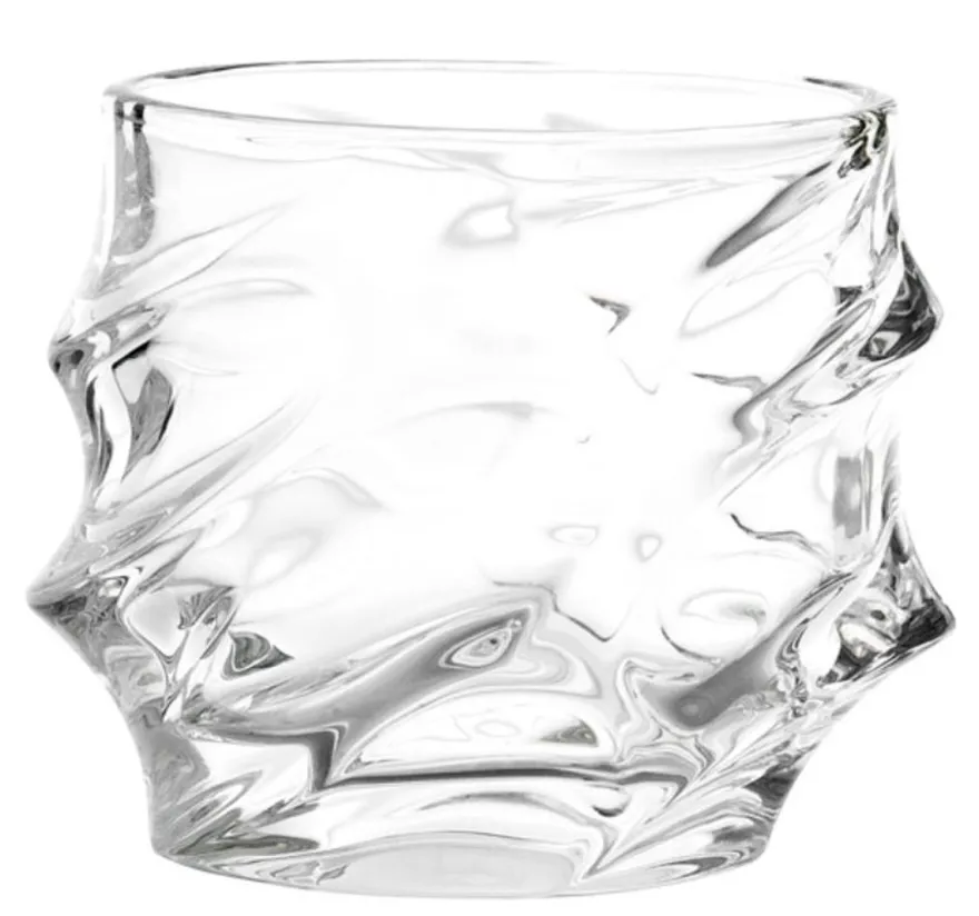 Casa Padrino Kristallglas Whisky Set - 5-teilig mit Karaffe und 4 Gläsern - Klar - 18 x 10,5 x H. 26 cm / 9 x 9 x H. 9,5 cm