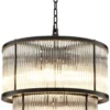 Casa Padrino Kronleuchter Bronze 55 x H. 59 cm - Luxus Kollektion