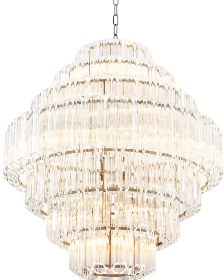 Casa Padrino Kronleuchter Durchmesser 80 x H. 89 cm - Luxus Hotel Möbel