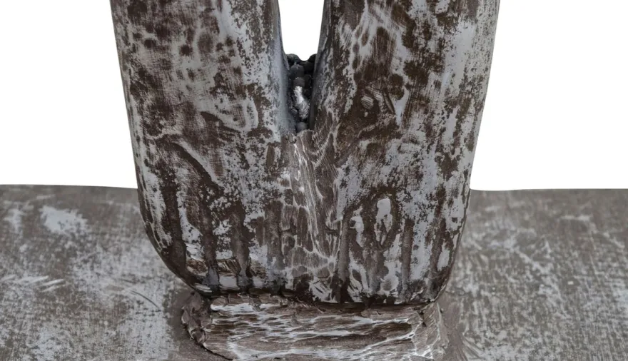 Casa Padrino Kunstspringer Skulptur Silber / Schwarz 157 x 54 x H. 135 cm - Luxus Deko Turmspringer Figur