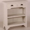 Casa Padrino Landhaus Konsolentisch mit 2 Schubladen in Weiß Antik Stil - 81 x 32 x 92 cm