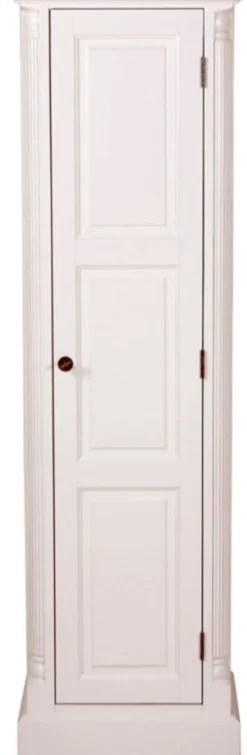 Casa Padrino Landhausstil Aktenschrank Weiß 50 x 40 x H. 166 cm - Landhausstil Möbel