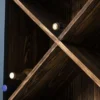 Casa Padrino Landhausstil Barschrank Blau / Dunkelbraun 240 x 50 x H. 210 cm - Massivholz Weinschrank im Landhausstil - Landhausstil Möbel - Bar Möbel im Landhausstil - Landhausstil Einrichtung
