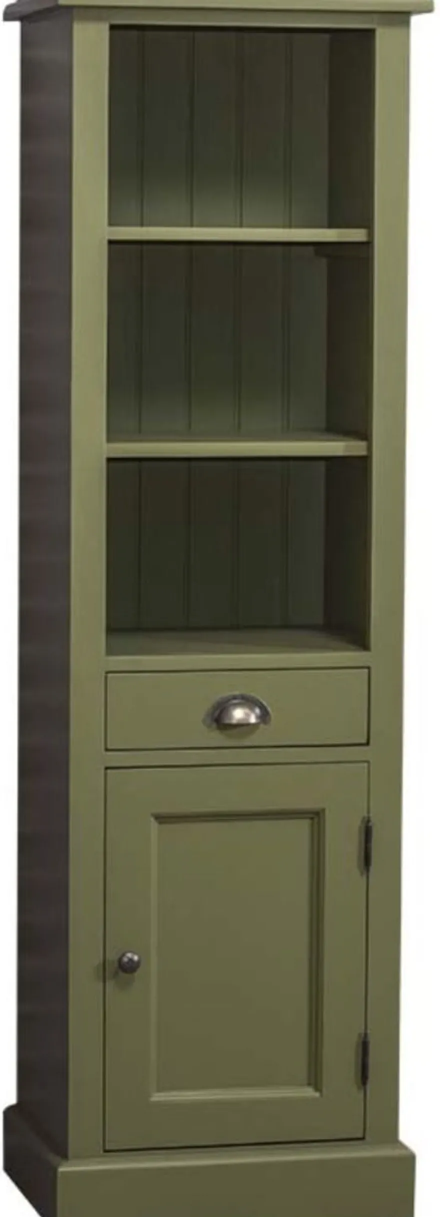 Casa Padrino Landhausstil Badezimmerschrank Grün 49 x 39 x H. 160 cm - Badezimmermöbel im Landhausstil