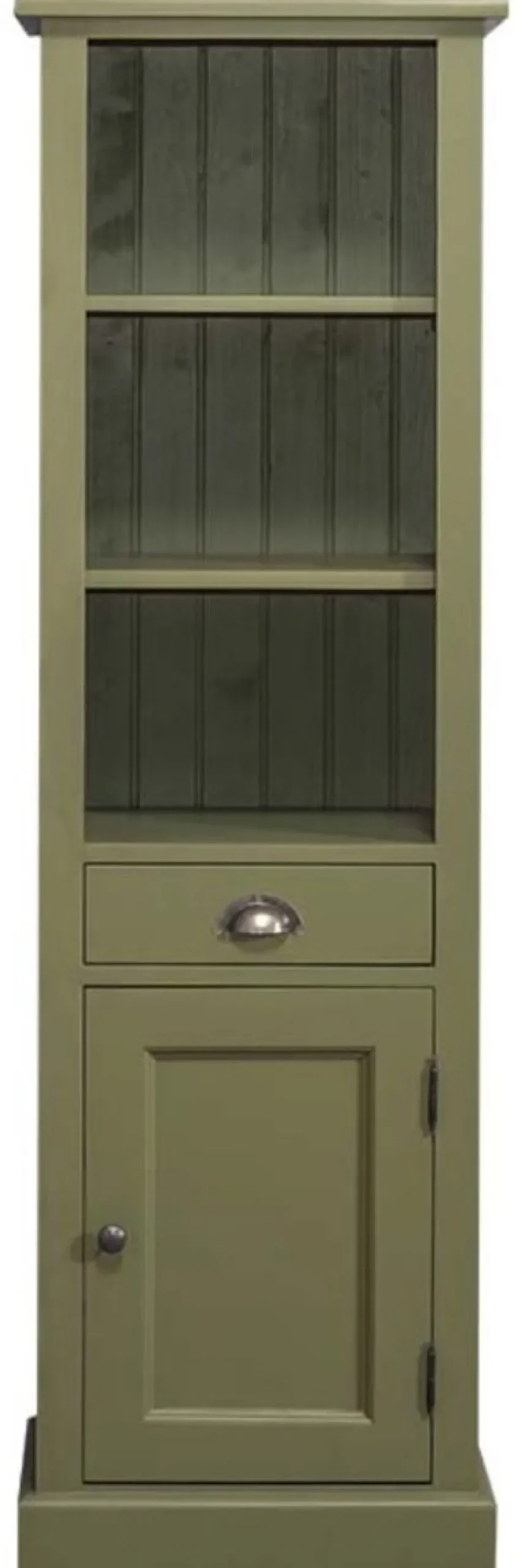 Casa Padrino Landhausstil Badezimmerschrank Grün 49 x 39 x H. 160 cm - Badezimmermöbel im Landhausstil