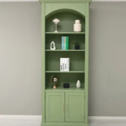 Casa Padrino Landhausstil Bücherschrank 3er Set Hellgrün - Landhausstil Möbel