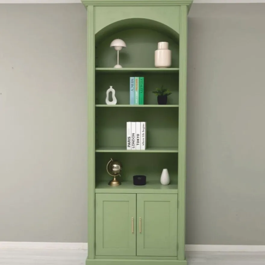 Casa Padrino Landhausstil Bücherschrank 3er Set Hellgrün - Landhausstil Möbel