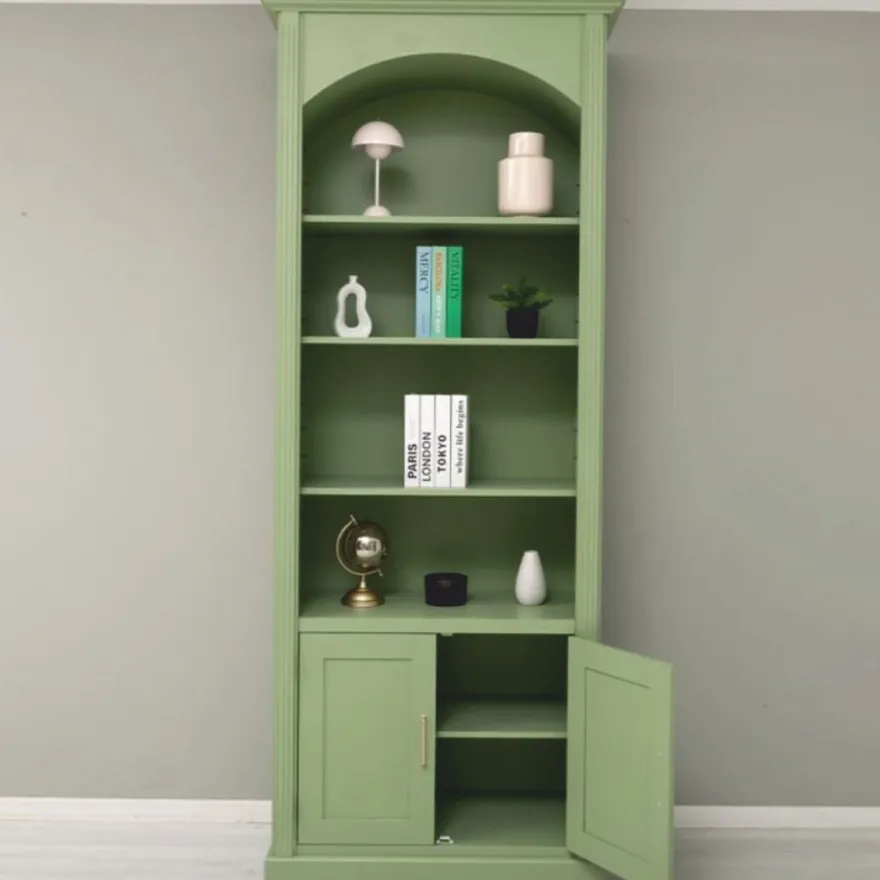 Casa Padrino Landhausstil Bücherschrank 3er Set Hellgrün - Landhausstil Möbel
