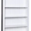 Casa Padrino Landhausstil Bücherschrank in Weiß - Massives Kiefernholz - 109 x 39 x H. 210 cm
