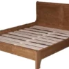 Casa Padrino Landhausstil Bett Braun 160 x 200 cm - Massivholz Doppelbett - Landhausstil Schlafzimmermöbel