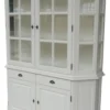 Casa Padrino Landhaus Stil Buffetschrank Shabby Chic, 2 Türen & 2 Schubladen, Weiß, 160 x 50 x 220 cm