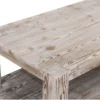 Casa Padrino Landhausstil Couchtisch Naturfarben 120 x 60 x H. 45 cm - Wohnzimmertisch aus Massivholz