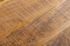 Casa Padrino Landhausstil Couchtisch Naturfarben / Weiß 110 x 60 x H. 45 cm - Handgefertigter Massivholz Wohnzimmertisch - Wohnzimmer Möbel im Landhausstil