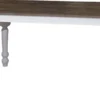 Casa Padrino Landhausstil Esstisch Weiß / Naturfarben 180 x 90 x H. 75 cm - Landhausstil Esszimmermöbel