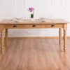 Casa Padrino Landhausstil Esstisch Naturfarbe 180 x 90 x H. 78 cm - Landhausstil Esszimmermöbel