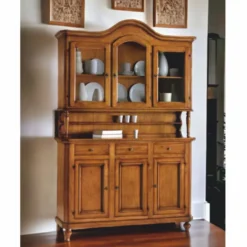 Casa Padrino Landhausstil Esszimmer Schrank Braun 158 x 47 x H. 230 cm - Esszimmer Möbel