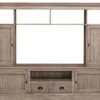 Casa Padrino Landhausstil Fernsehschrank aus massivem Kiefernholz, Naturfarben, 207 x 46 x H. 166 cm