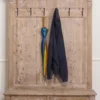 Casa Padrino Landhausstil Garderobe Naturfarben 140 x 41 x H. 210 cm - Massivholz Garderobenschrank - Landhausstil Garderoben Möbel