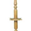 Casa Padrino Landhausstil Garderobenständer Naturfarben 59 x 59 x H. 200 cm - Massivholz Kleiderständer - Landhausstil Garderobenmöbel