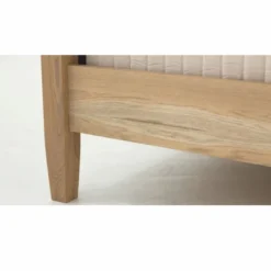 Casa Padrino Landhausstil Himmelbett Naturfarben / Grau - Verschiedene Größen - Schlafzimmer Möbel