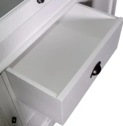Casa Padrino Landhausstil Küchenschrank / Buffetschrank Weiß 163 x 50 x H. 226 cm - Landhausstil Möbel