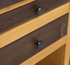 Casa Padrino Landhausstil Kücheninsel Braun / Naturfarben 150 x 90 x H. 90 cm - Massivholz Küchenschrank - Landhausstil Massivholz Küchen Möbel - Massivholz Esszimmer Möbel im Landhausstil
