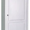 Casa Padrino Landhausstil Kleiderschrank Antik Weiß 100 x 67 x H. 200 cm - Massivholz Schlafzimmerschrank mit Tür - Landhausstil Schlafzimmermöbel