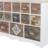 Casa Padrino Landhausstil Kommode mit 13 Schubladen Weiß / Mehrfarbig 108 x 39 x H. 81 cm - Landhausstil Möbel
