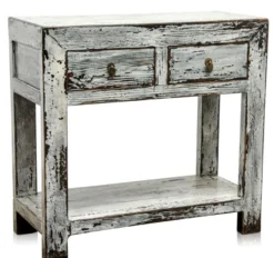 Casa Padrino Landhausstil Konsole Antik Stil Weiß 90 x 40 x H. 85 cm - Landhausstil Möbel